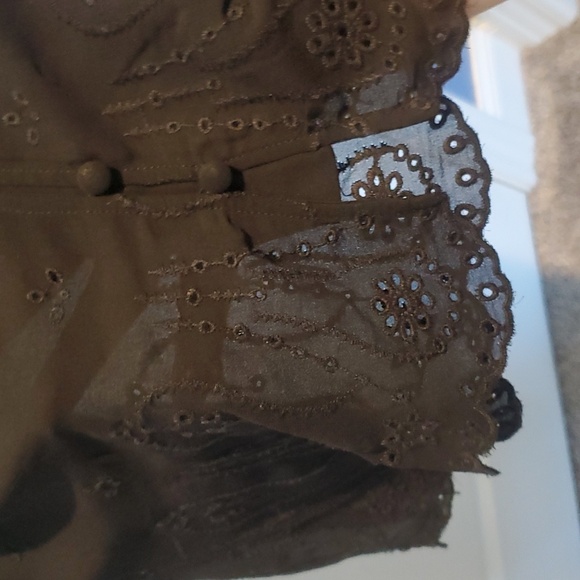 Torrid size 1 sheer black blouse - Picture 5 of 6